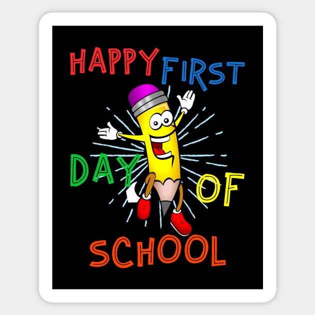 Happy First Day Of School Sticker by MONMON-75